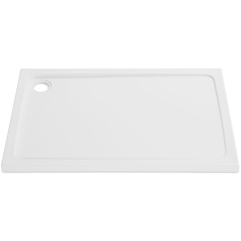 1000mm x 700mm Rectangular Shower Tray - Stone Resin