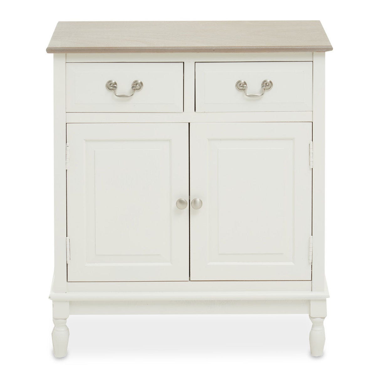 Premier Housewares Heritage 2 Drawer Sideboard, Cream