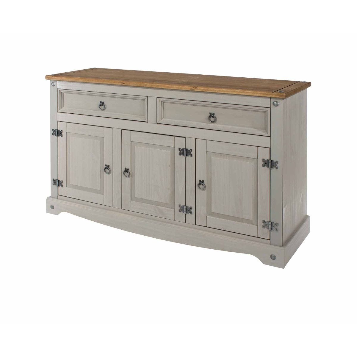 Corona Grey Medium Sideboard, Grey