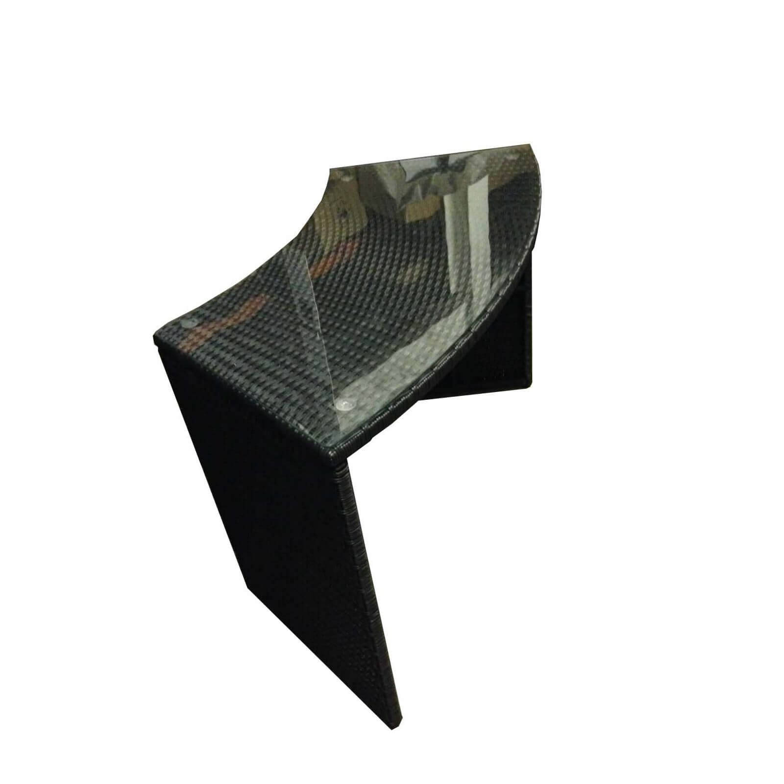 Canadian Spa Rattan Bar with Glass Top