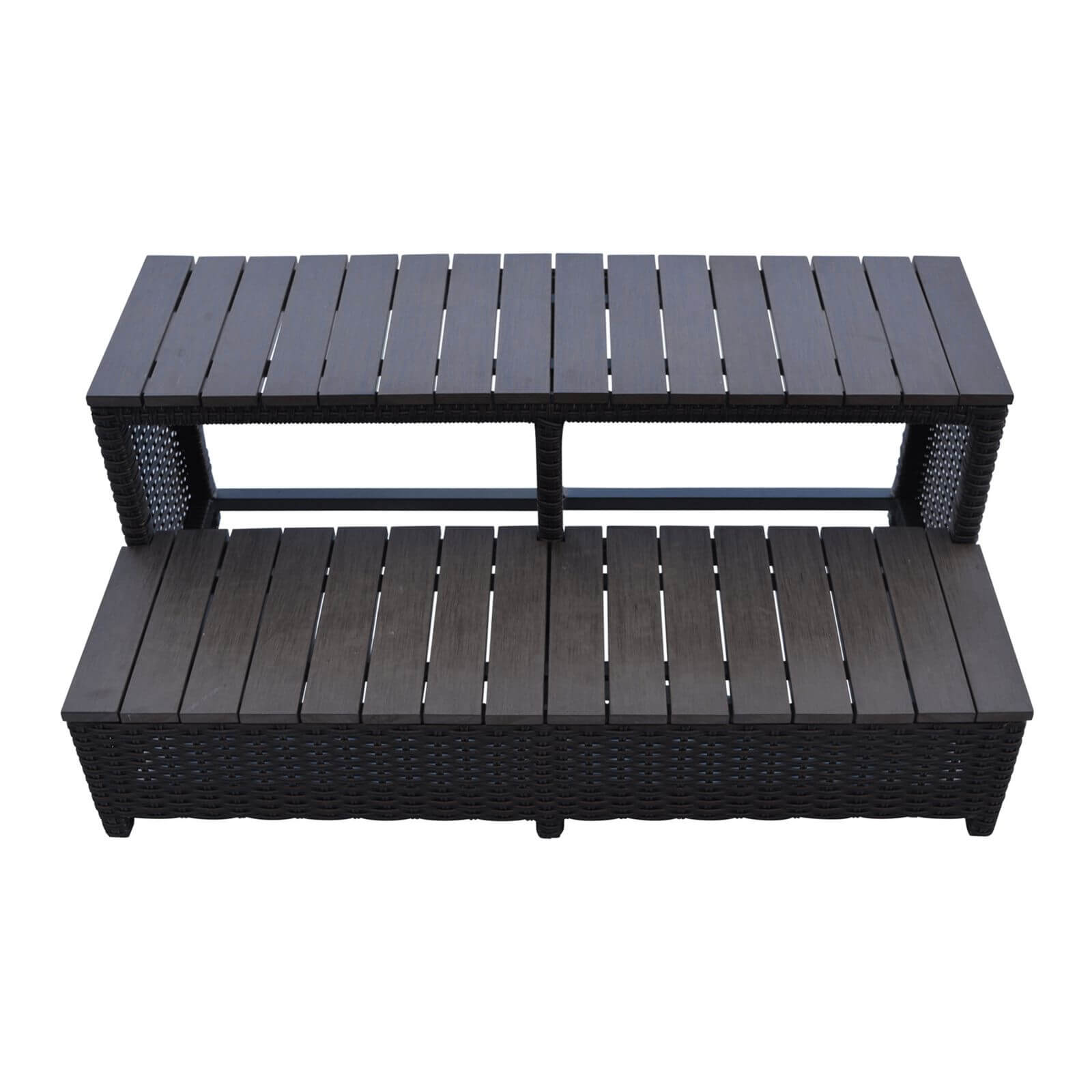Canadian Spa Rattan Square Spa Step for 86in Hot Tub