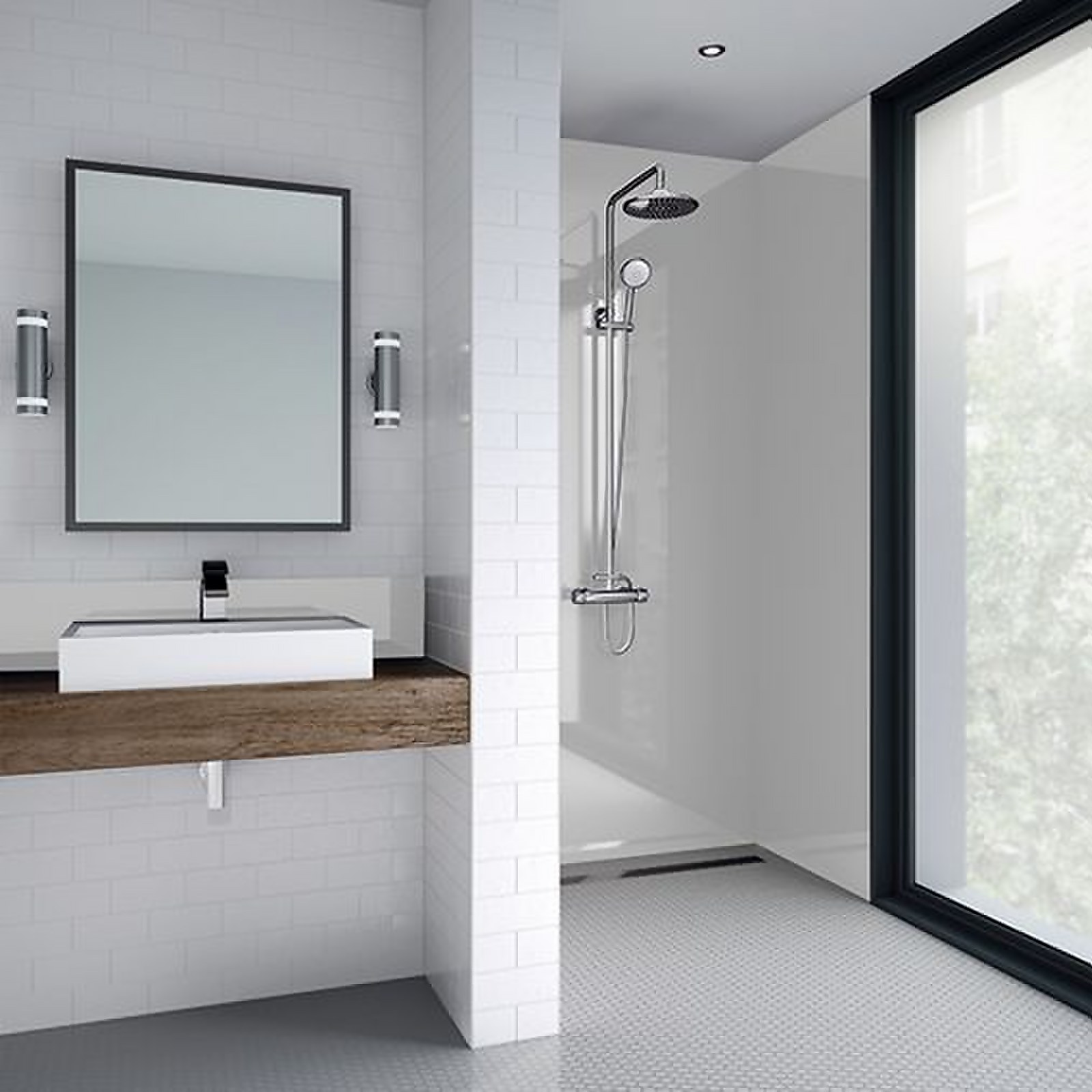 Wetwall Arctic Breeze Gloss - 600mm - Acrylic