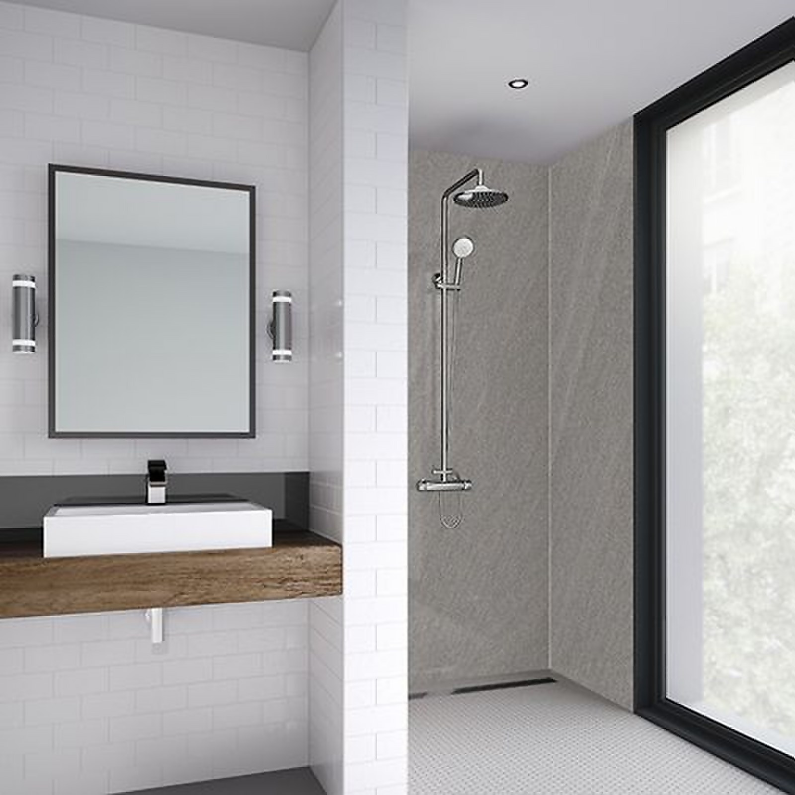 Wetwall Rossano Sand - 900mm - Square Edge - Laminate