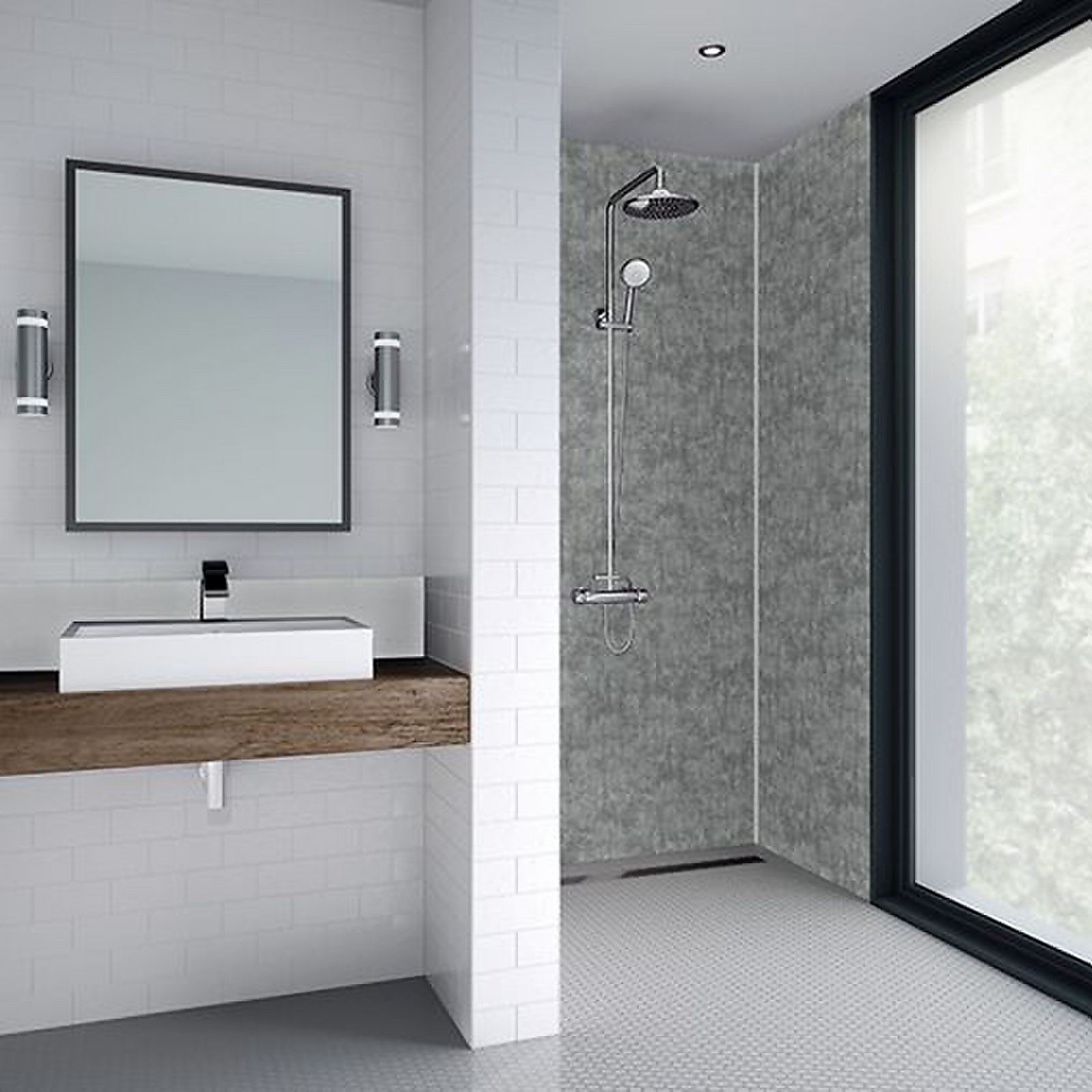 Wetwall Modern Stone 3 Sided Kit - Laminate