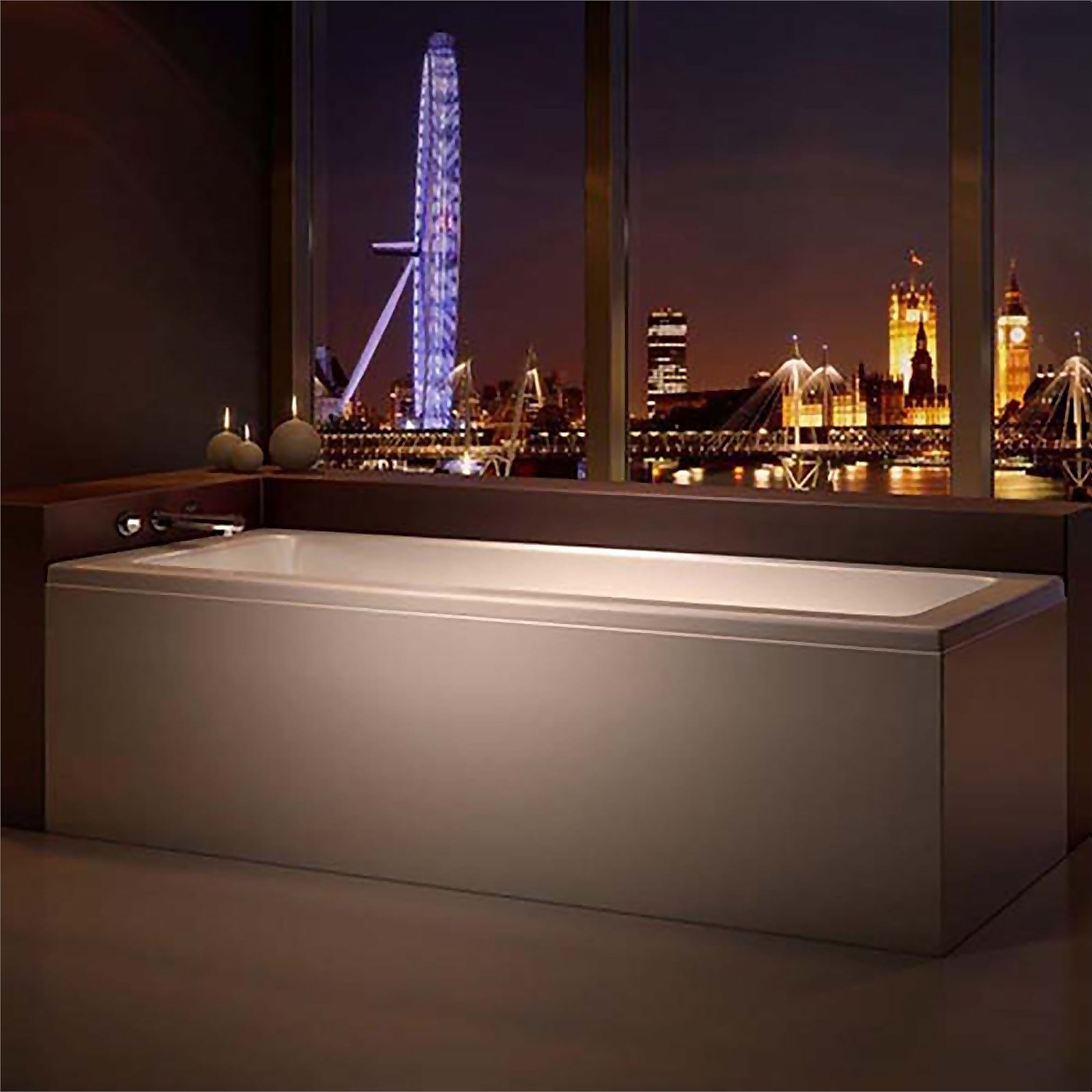 Bathstore Madeira Single Ended Straight Bath - 1700 x 750mm