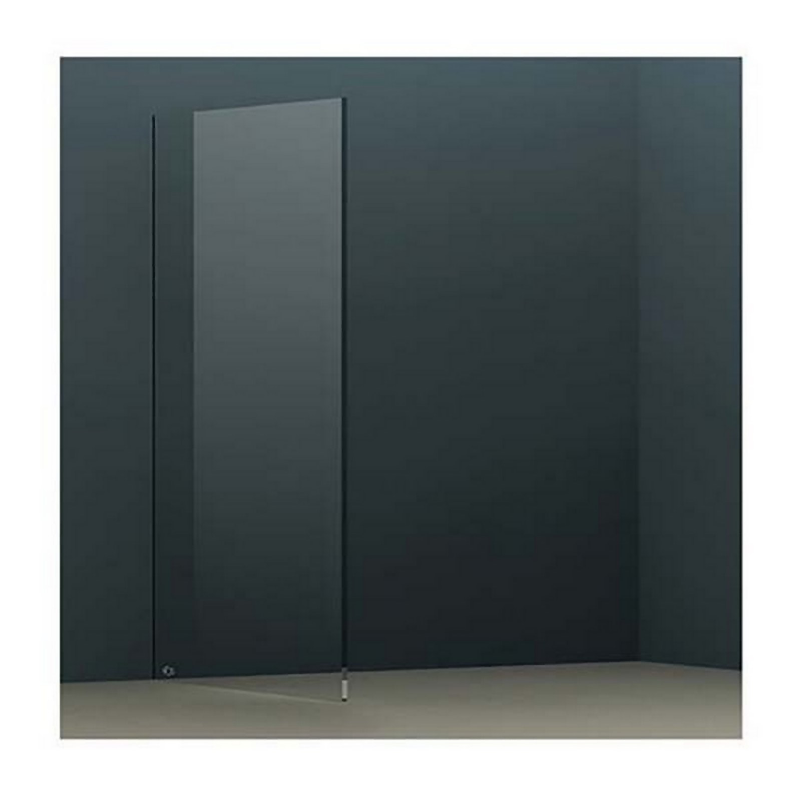 Bathstore Wet Room Screen with Ceiling Bar 2000 x 1100mm - Chrome