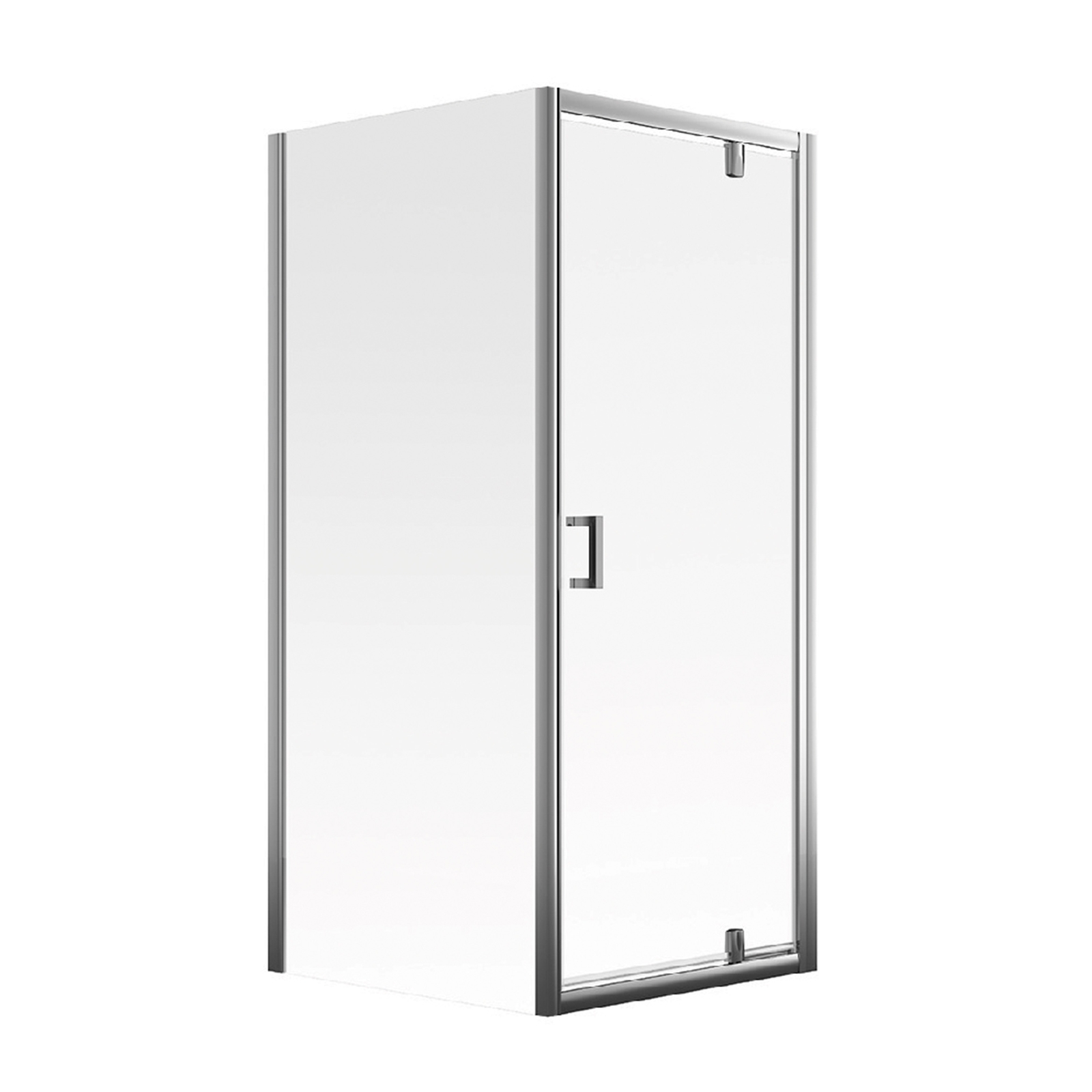 Aqualux Pivot Door Shower Enclosure - 800 x 800mm (8mm Glass)