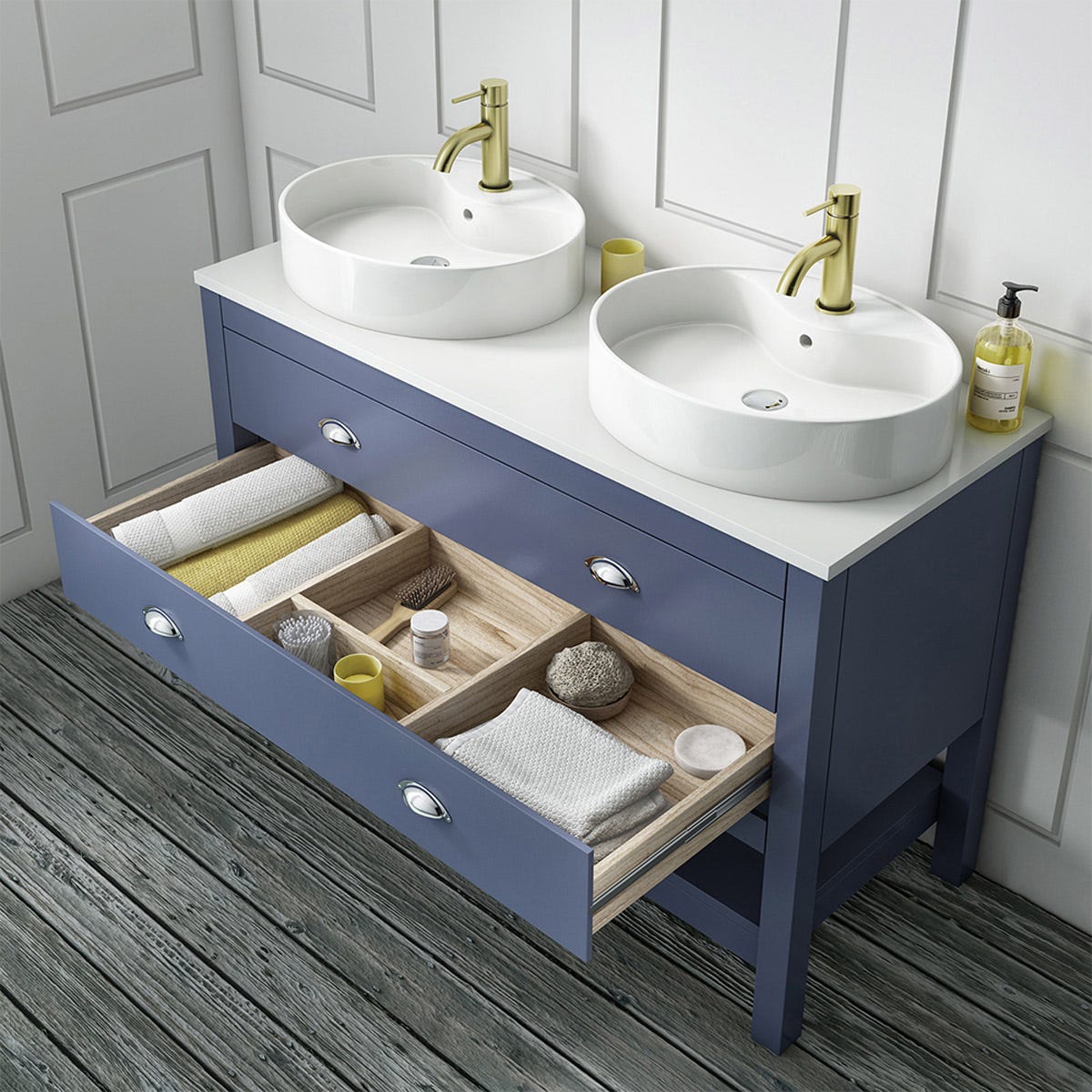 Tristan Alexander Aldridge 1200 X 500 Worktop Glacier White 12mm