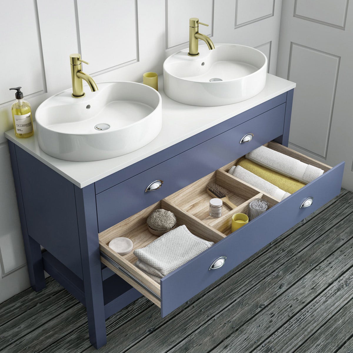 Tristan Alexander Beaulieu 900 X 500 Worktop Glacier White 12mm
