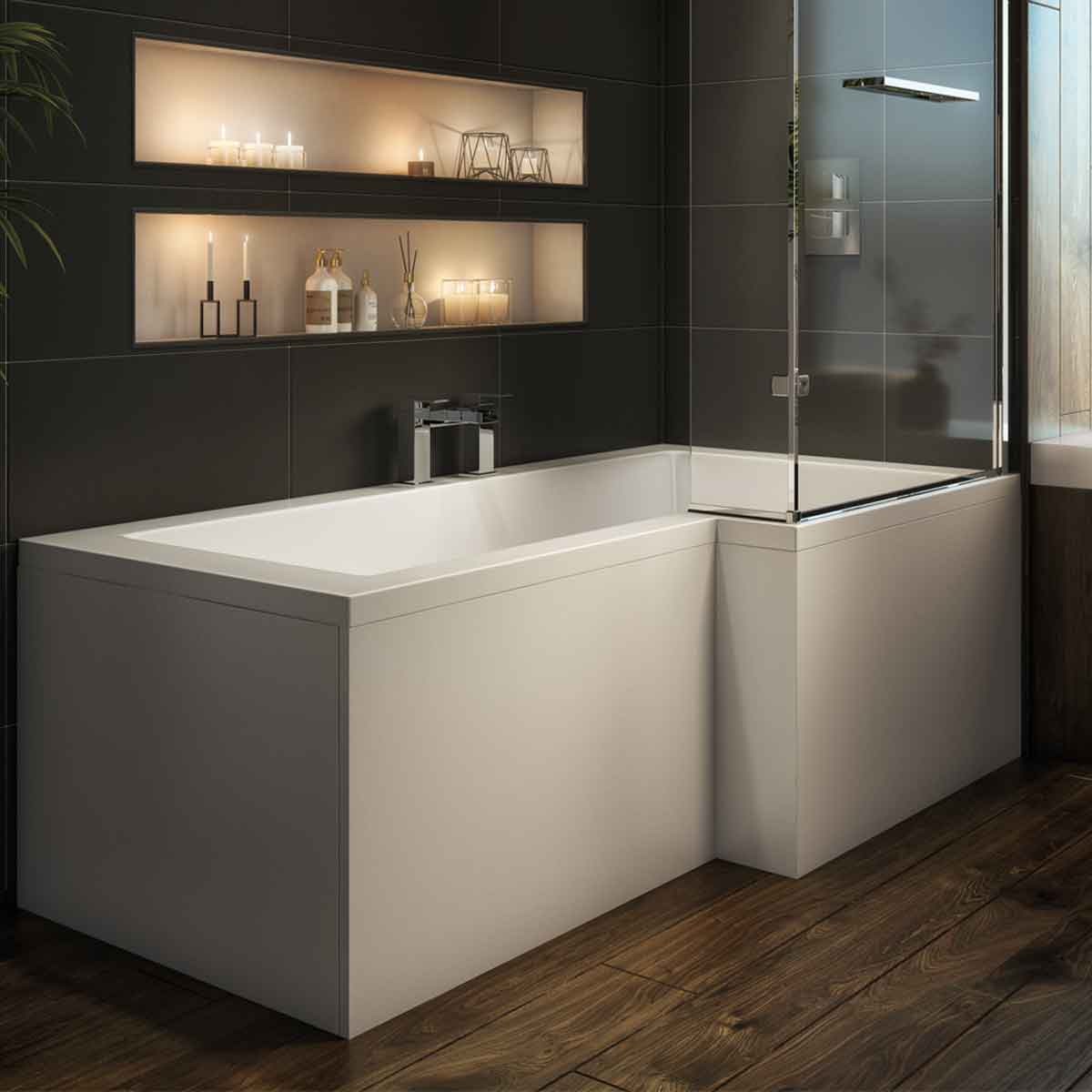 Synergy Berg 1700Mm Right Hand Premier L Shaped Bath
