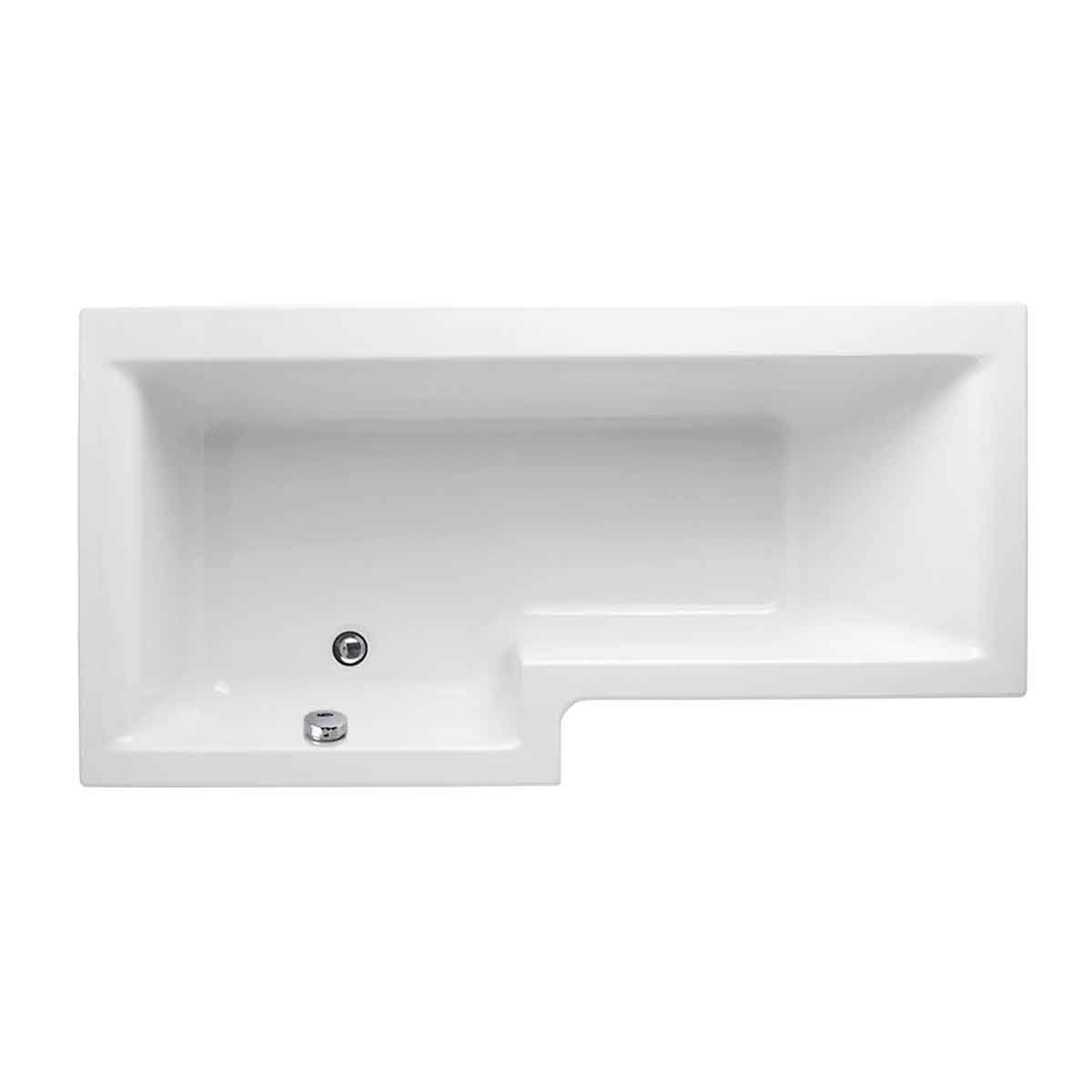 Synergy Elite 1675Mm Left Hand L Shaped Shower Bath