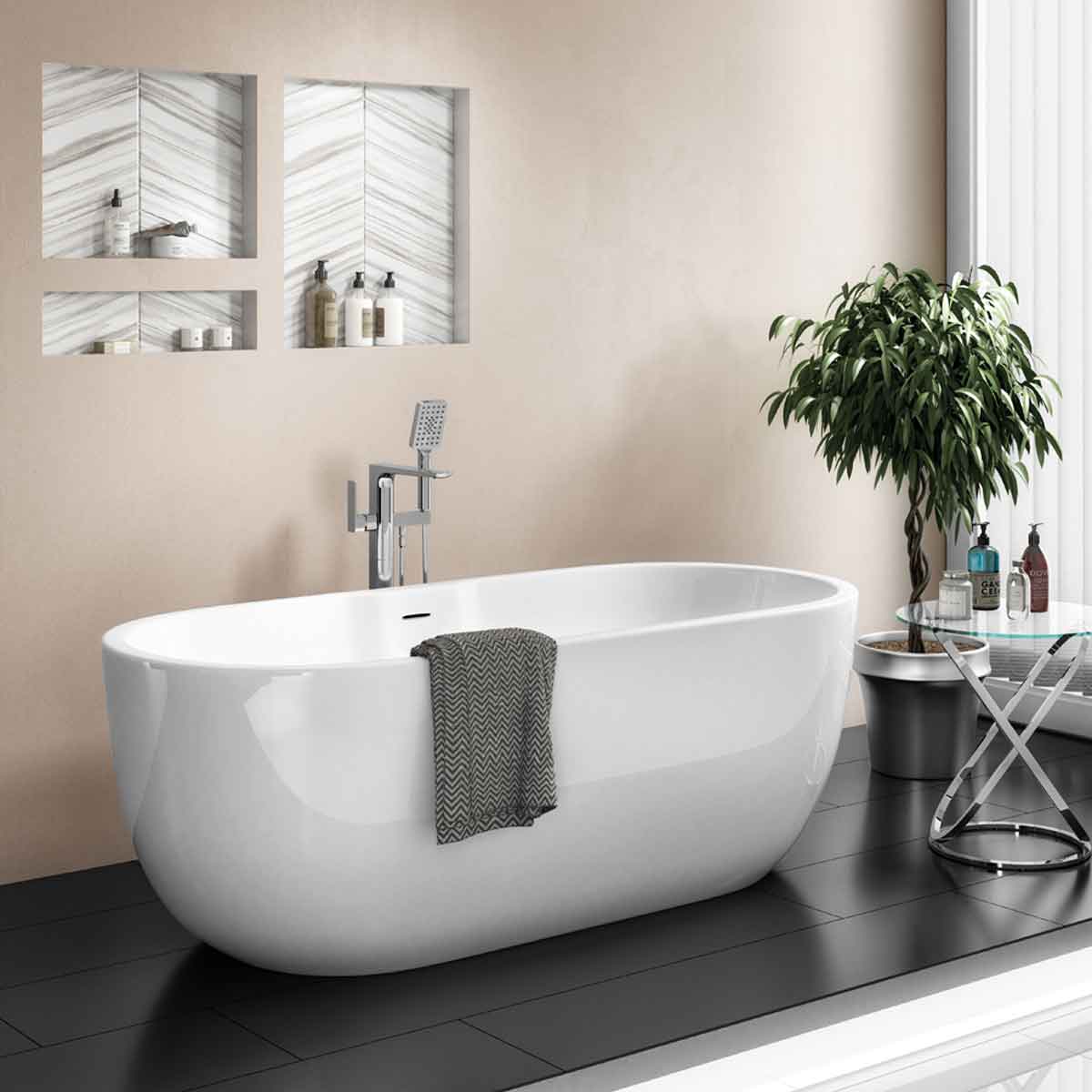 Synergy San Marlo 1415Mm White Double Ended Bath