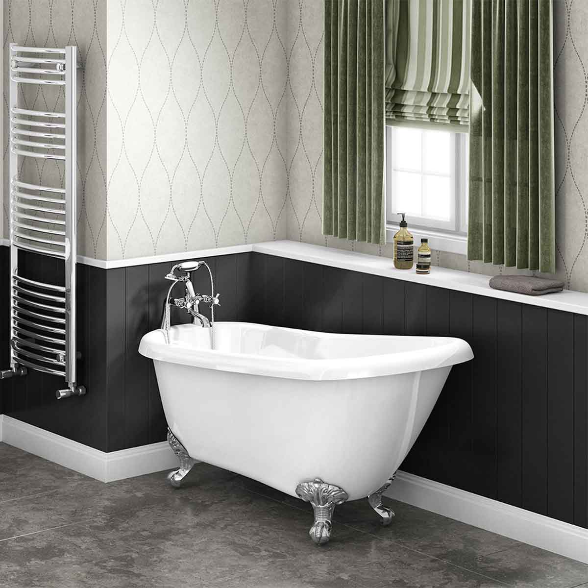 Synergy Brentwood 1685Mm Traditional Slipper Bath