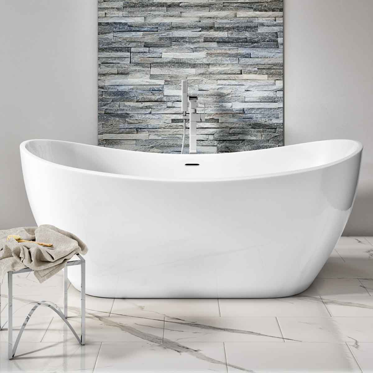 Synergy Bolsena 1800Mm Modern Double Ended Bath