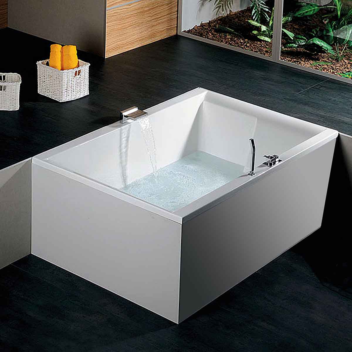 Synergy Berg Duo 1800Mm No Tap Holes Double Ended Bath