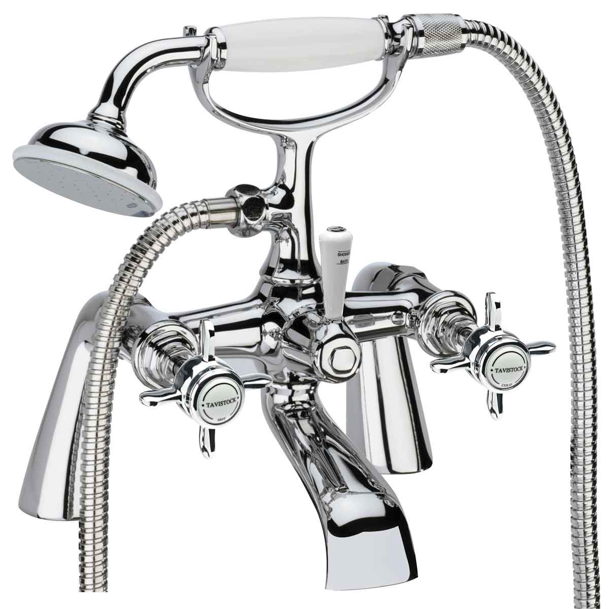 Coastal Verwood Deckmnted Bath Showr Mixr-chrome