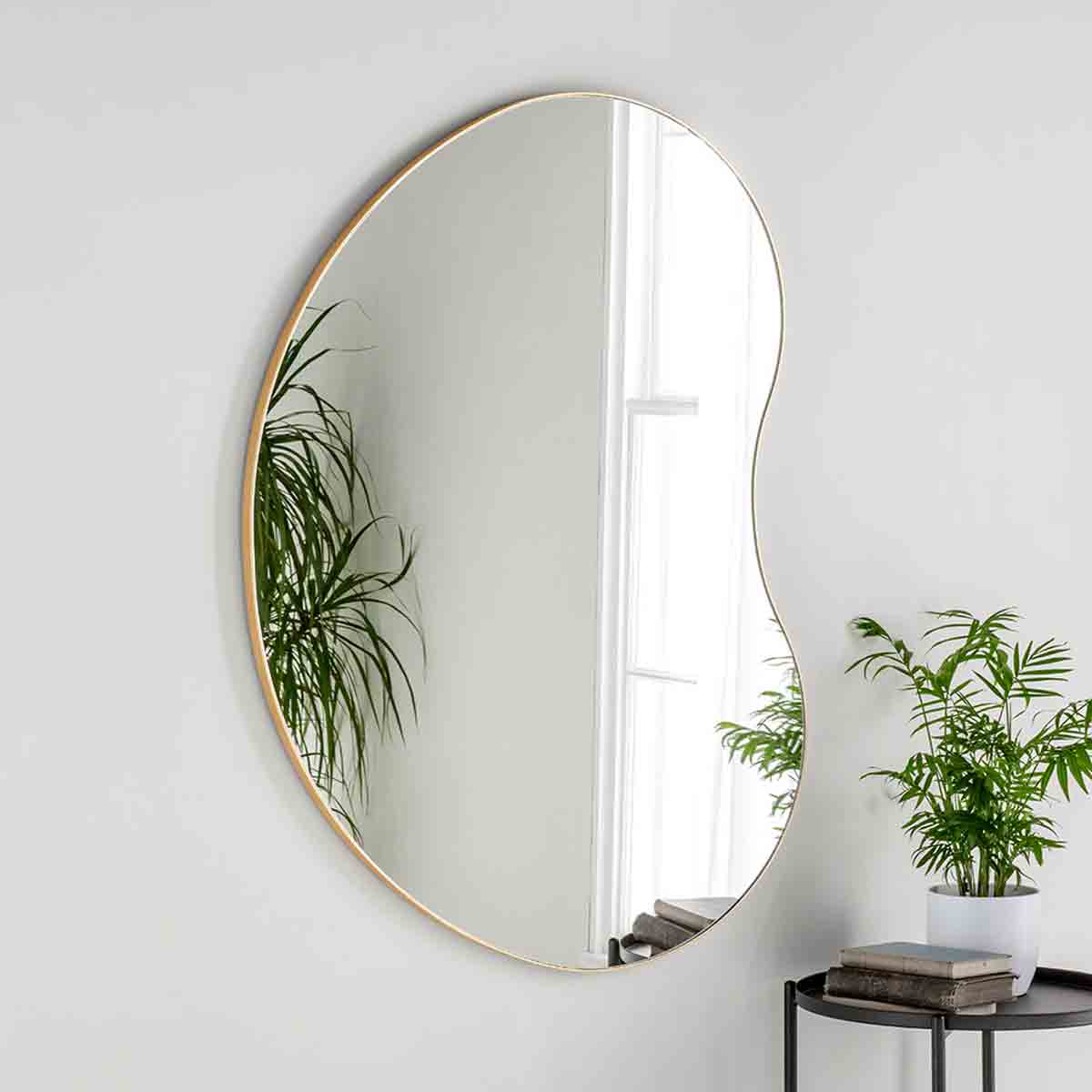 Yearn Mirrors Yearn Minimal Odense Mirror Gold 111X81Cm