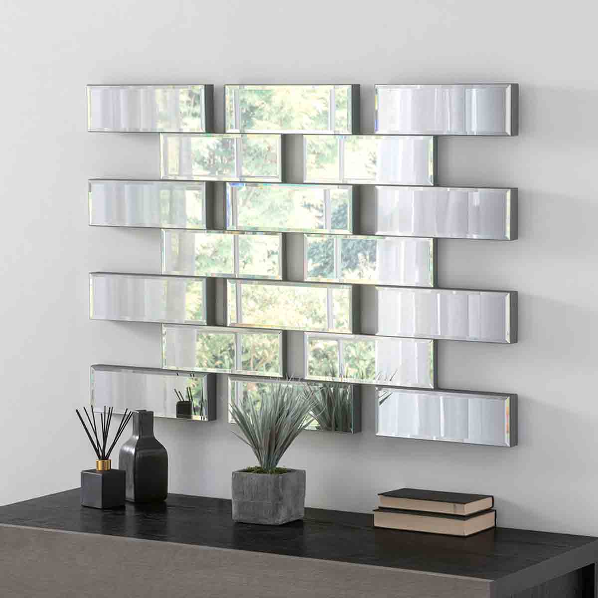 Yearn Mirrors Yearn Maze Bevelled Mirror 100X70Cm