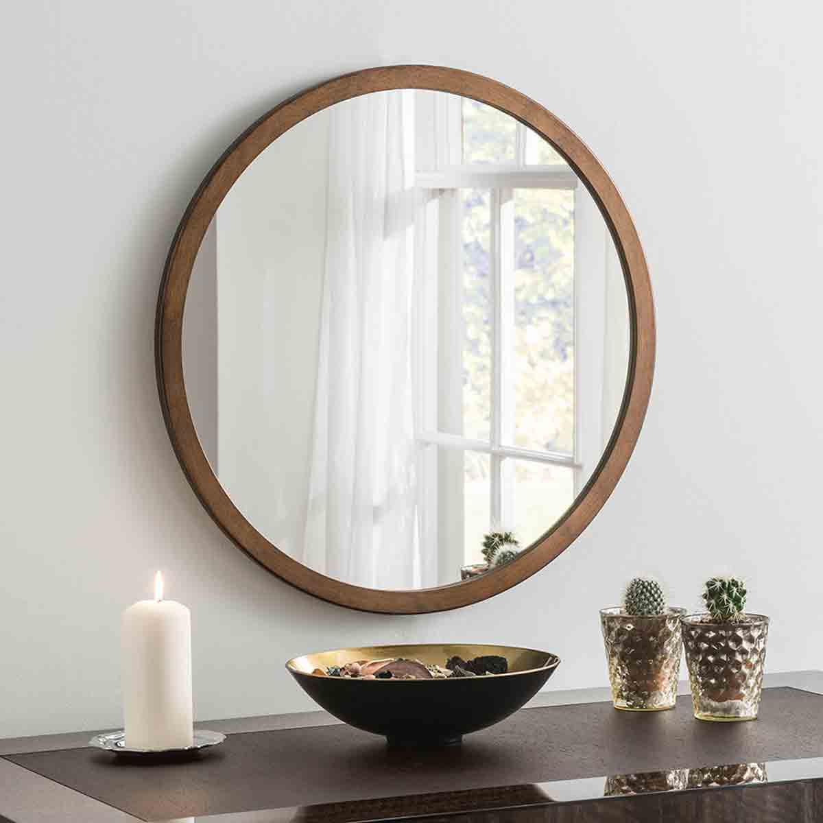 Yearn Mirrors Yearn Classic Round Bronze Mirror 110Cm