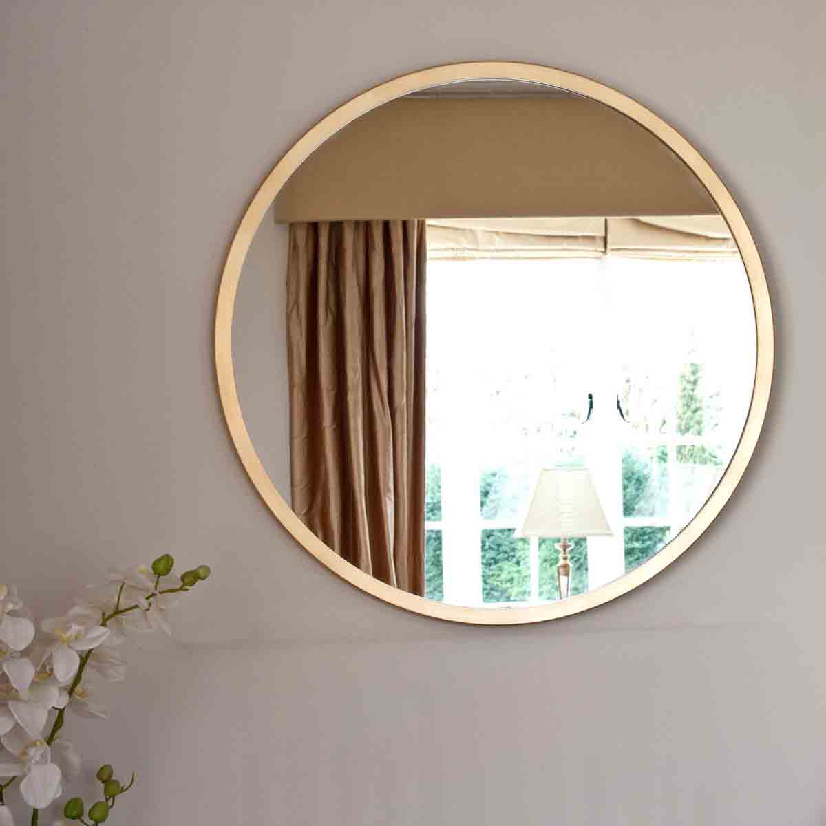Yearn Mirrors Yearn Classic Round Gold Mirror 110Cm