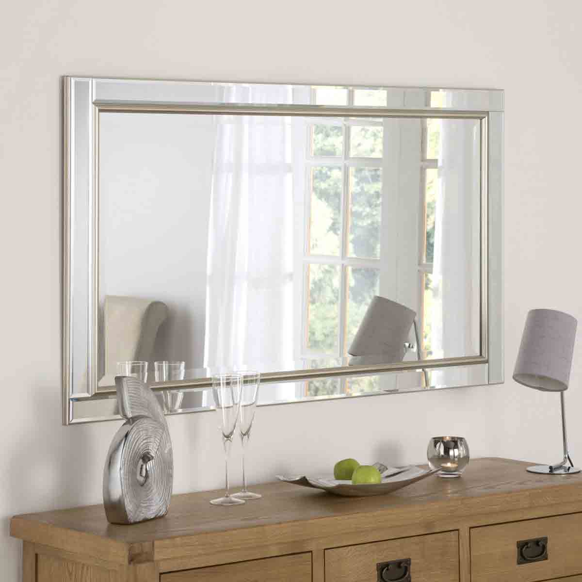 Yearn Mirrors Yearn Champagne Edge Versatile Bevelled Mirror 137X107Cm