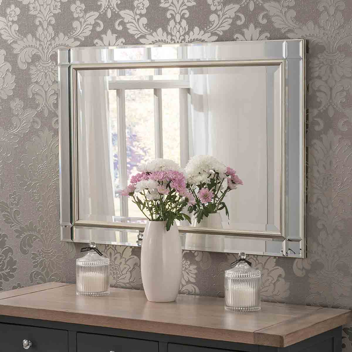 Yearn Mirrors Yearn Venetian Champagne Mirror 91X117Cm