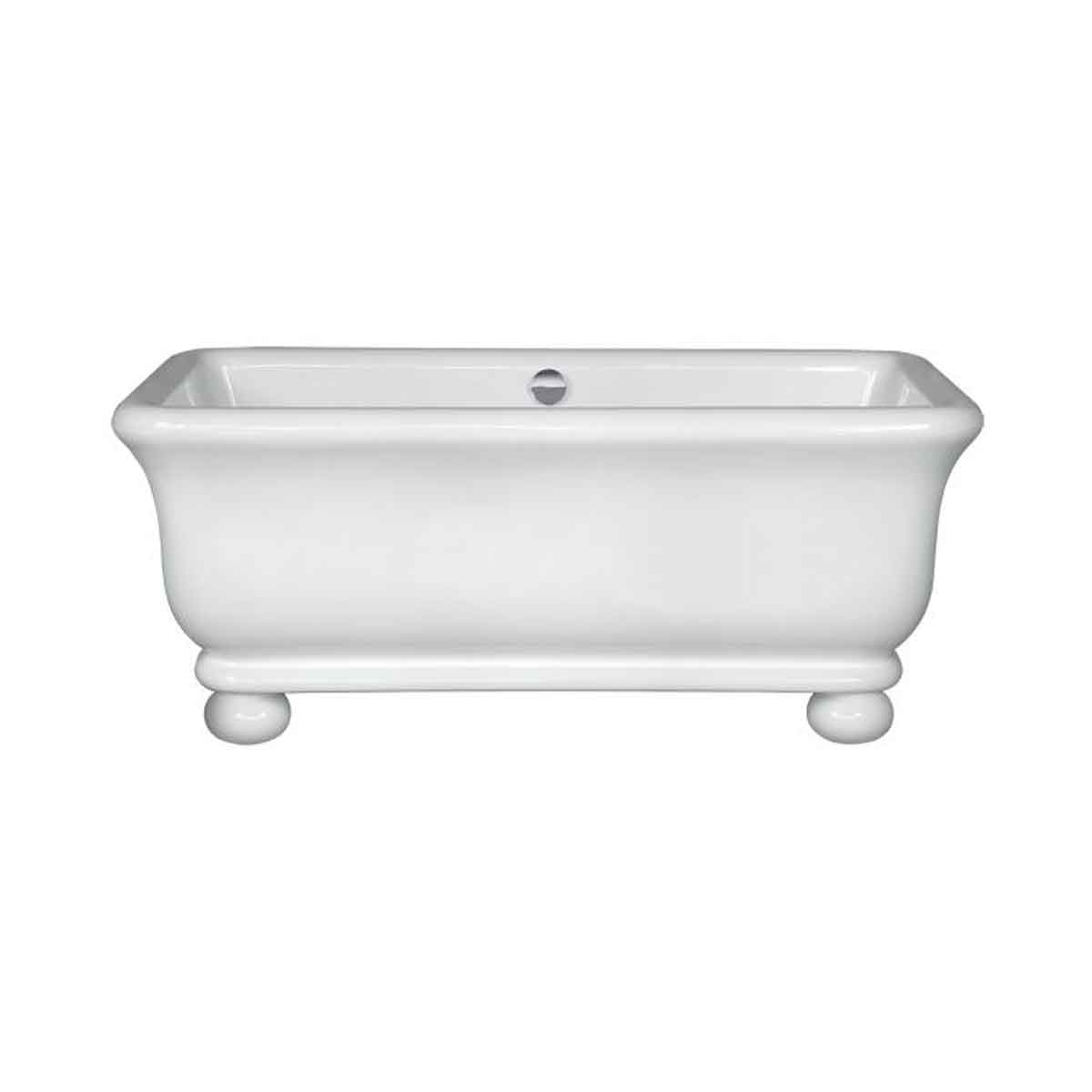 B C Designs BC Designs Bun Feet For Senator Bath Gloss White