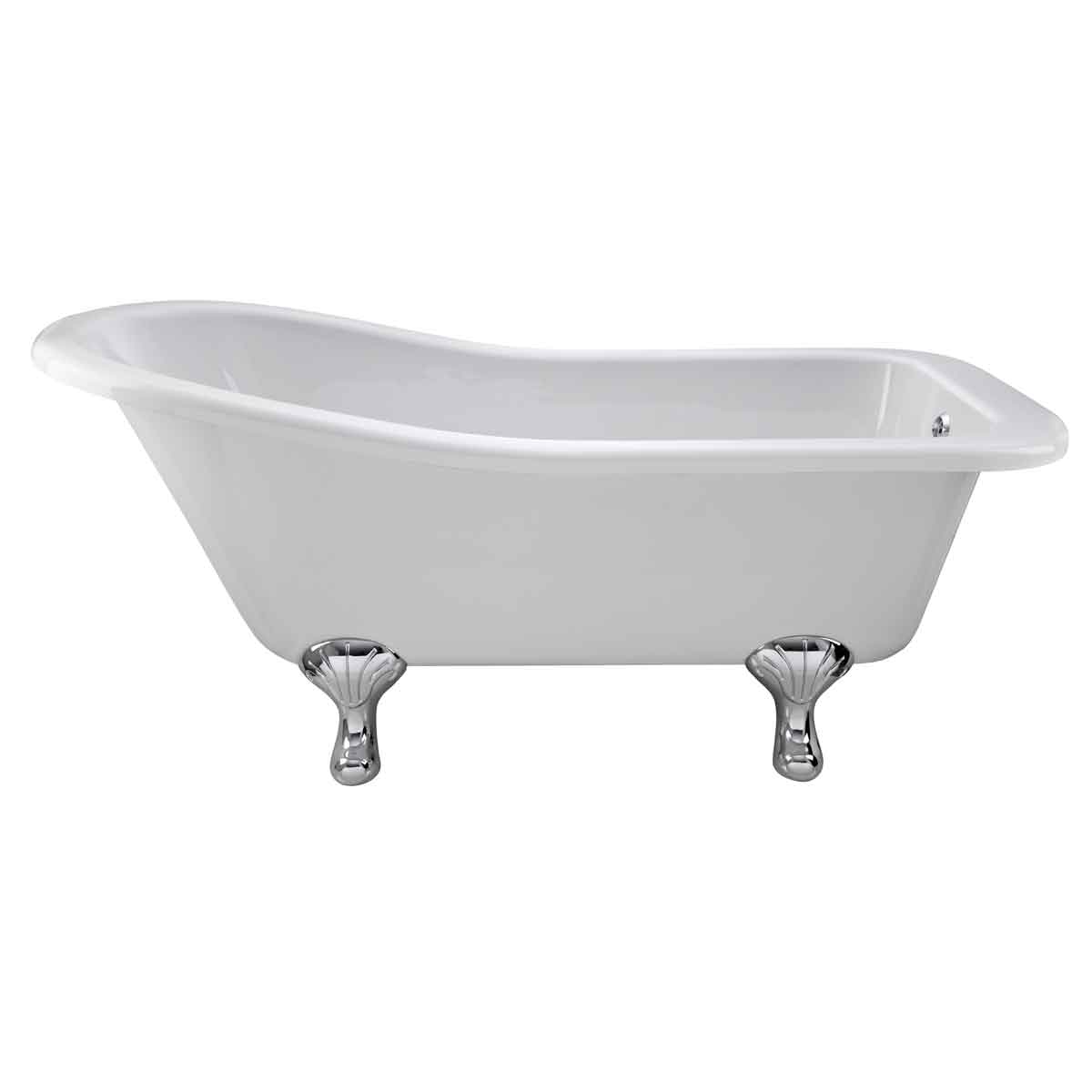 B C Designs BC Designs Fordham 1700Mm Slipper Bath Feet Set 1 White