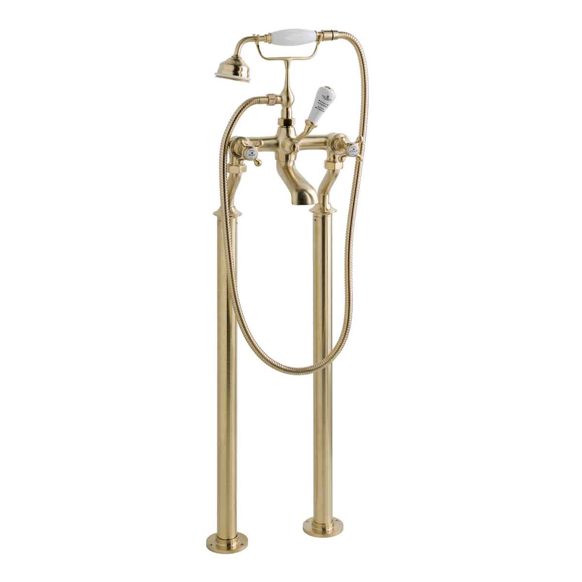 B C Designs BC Designs Victrion Crosshead Deck Mounted Bsm Brushed Gold
