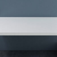 Stone Resin Shelf Surface for Counter Top Basin Include Stainless Steel Brackets 1000 x 500mm