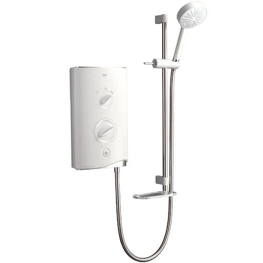 Mira Sport 9.0kW Thermostatic Electric Shower White & Chrome 1.1746.005