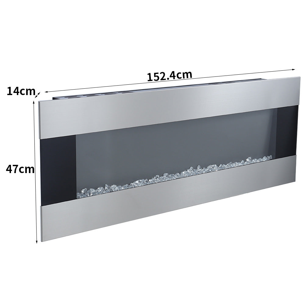 40/50/60 Inch Multicolor Flames Wall Mounted Adjustable Electric Fireplace