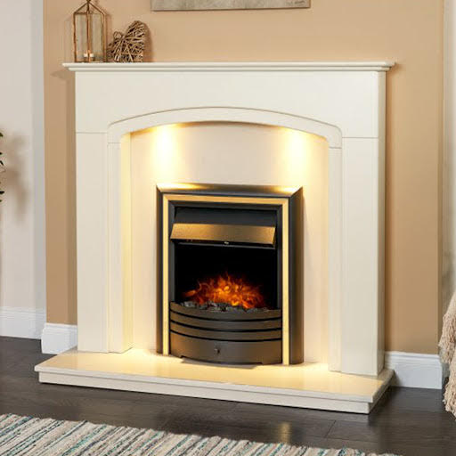 Adam Cambridge 6-In-1 With Interchangeable Trims and Fuel Bed Electric Fire - 20431