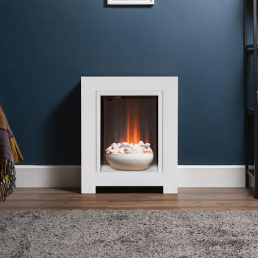 Adam Monet Pure White Electric Fireplace Suite - 14992