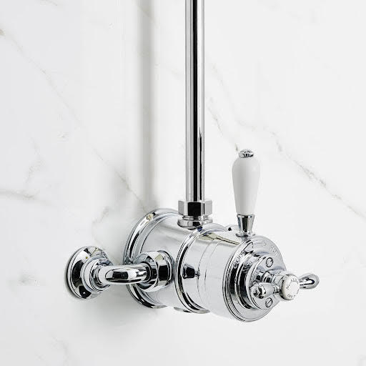 Aqualisa Aquatique Thermostatic Exposed Shower Valve - Chrome 500.10.01