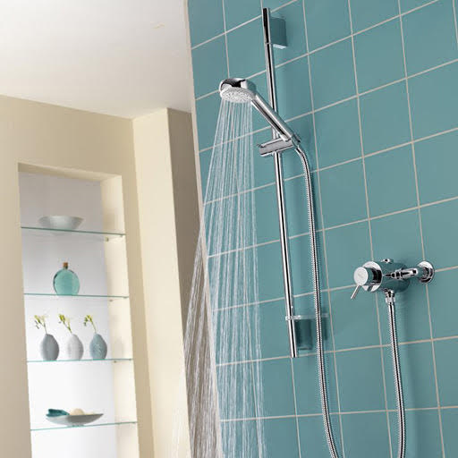 Aqualisa Siren SL Thermostatic Mixer Shower - Exposed with Adjustable Head