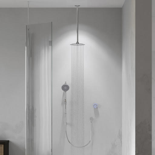 Aqualisa Smart Glo Dual Ceiling Fed Concealed Digital Shower (Gravity Pumped) GLO.A2.BV.DVFC.22