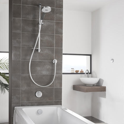 Aqualisa Unity Q Smart Shower - Concealed with Adjustable Head & Bath Filler (Gravity Pumped)