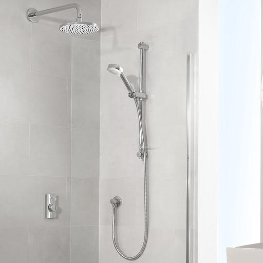 Aqualisa Visage Q Smart Shower - Concealed with Adjustable & Wall Fixed Head (HP/Combi)
