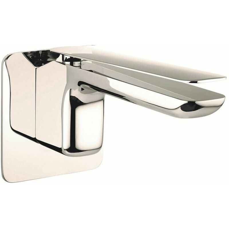 Zero 2 Hole Wall Mounted Basin Mixer Tap - Chrome - ZR02120WNC - Chrome - Crosswater