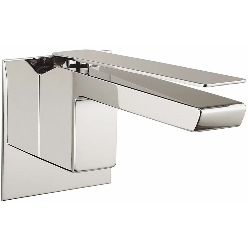 Zero 3 Hole Wall Mounted Basin Mixer Tap - Chrome - ZR03120WNC - Chrome - Crosswater