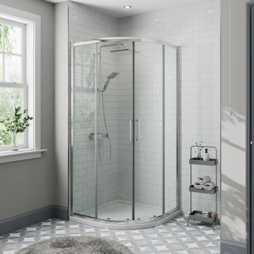 Diamond Quadrant Shower Enclosure 1000mm - 8mm