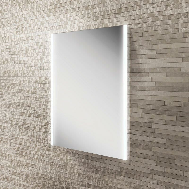Zircon Rectangular Bathroom Mirror - 500mm Wide - 77600000 - Clear - HIB