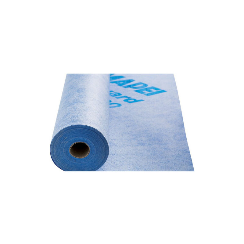 Waterproofing Sheet Membrane wp 200, 30m roll, 1m width, 0.44-0.48mm thickness, Blue (MAPEGUARDWP200) - Mapei