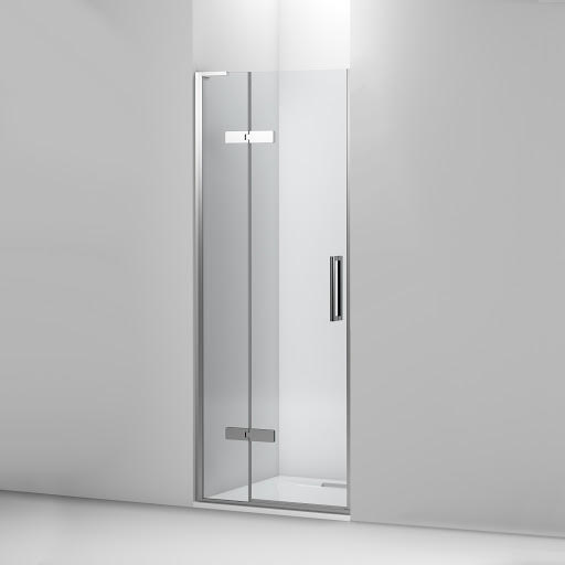 Mira Ascend 800mm Frameless Hinged Shower Door Corner Entry Enclosure - 8mm Glass - 1.1862.180