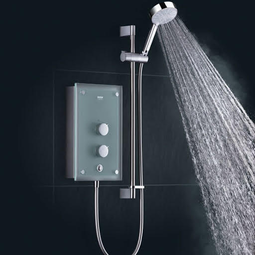 Mira Azora 9.8kW Thermostatic Electric Shower Frosted Glass 1.1634.011