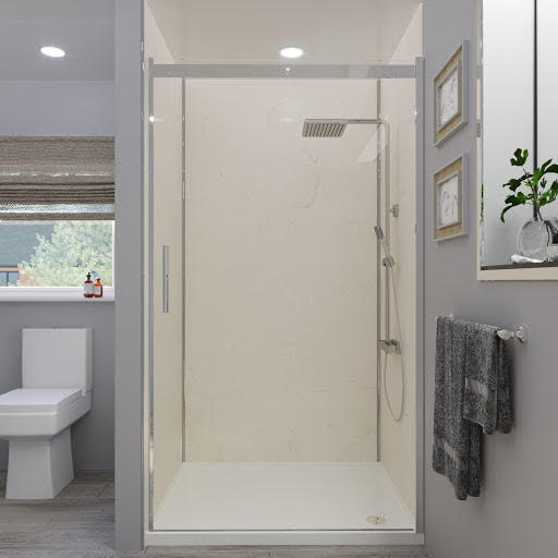 Multipanel Classic Marfil Cream Wall Panels 2400mm 3 Wall - 900, 900 & 900mm
