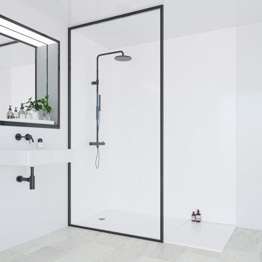 Multipanel Classic Natural White Wall Panels 2400mm 2 Wall - 1800 & 900mm