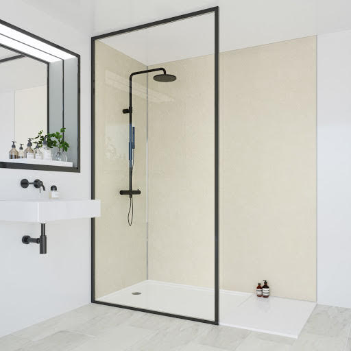 Multipanel Classic Riven Marble Wall Panels 2400mm 2 Wall - 1800 & 1200mm