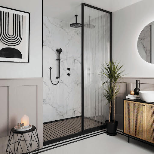 Multipanel Linda Barker Calacatta Marble Wall Panel Unlipped 2400 x 900mm